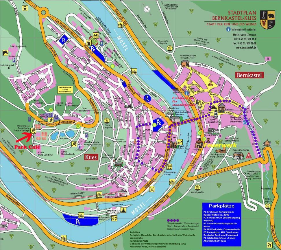 Ferienwohnungen Park Cafe Am Kurpark Bernkastel-Kues Zewnętrze zdjęcie